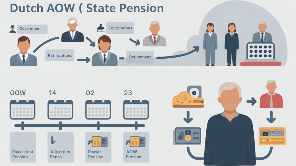 Later een AOW uitkering ontvangen in Nederland leer nu hoe dit systeem precies werkt