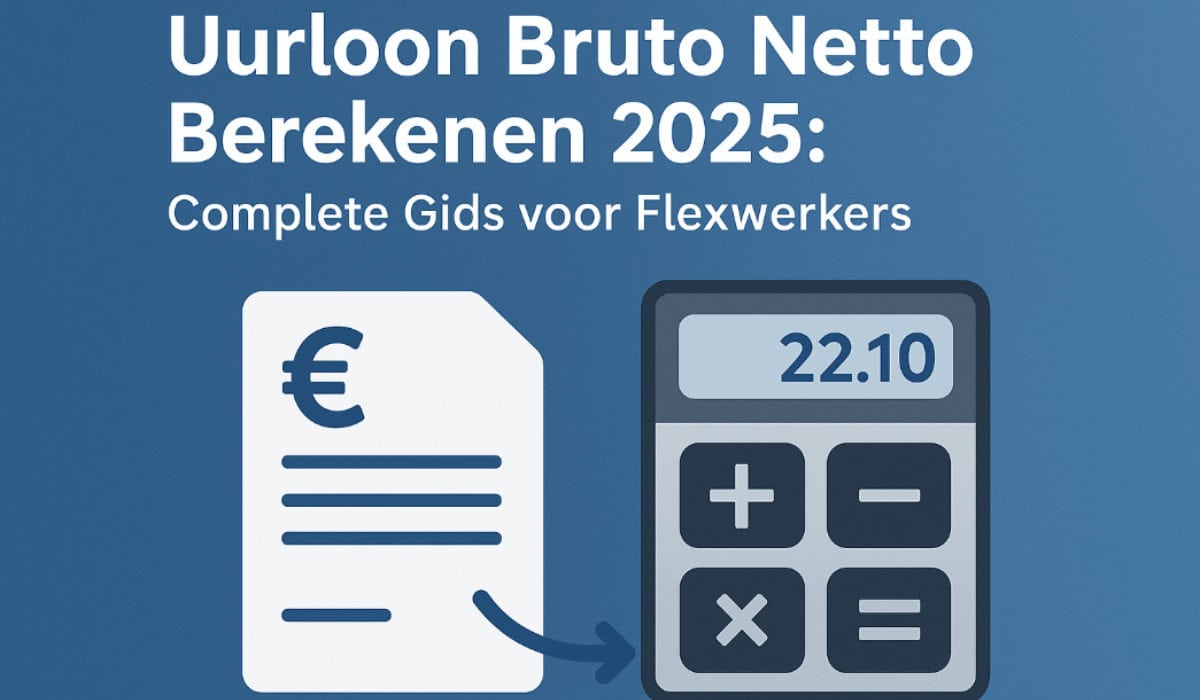 Uurloon berekenen in 2025 – Bruto & Netto Duidelijk Uitgelegd