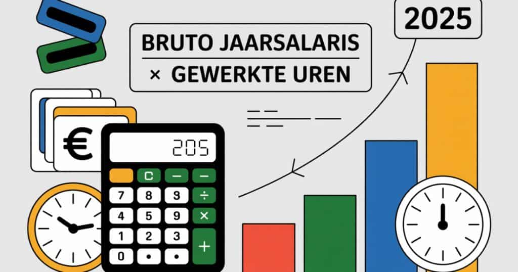 Uurloon berekenen in 2025: bruto en netto stap voor stap uitgelegd